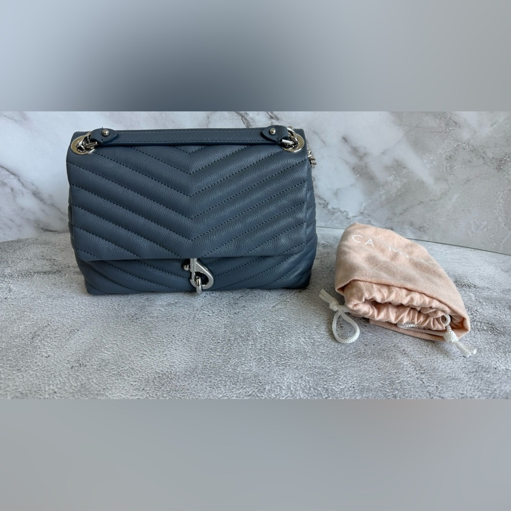 EUC - Rebecca Minkoff Edie Crossbody Leather Shoulder Bag - Luna